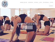 Tablet Screenshot of bikramyogahb.com